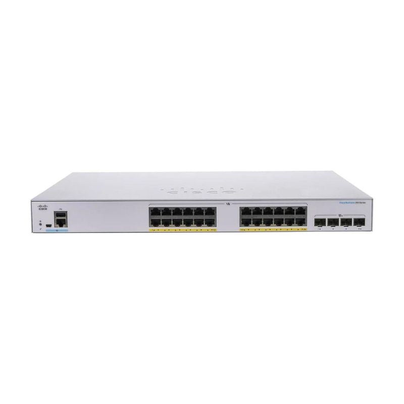 Switch Cisco C1000-24P-4G-L 24 Ports PoE+ 195W, 4 SFP Uplink, LAN Base